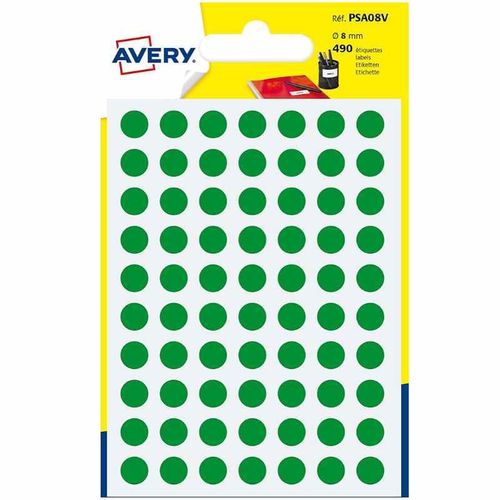 Avery merkintätarra 8 mm vihreä