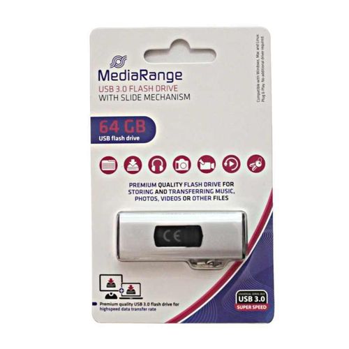 MediaRange muistitikku 64GB USB 3.0 flash drive